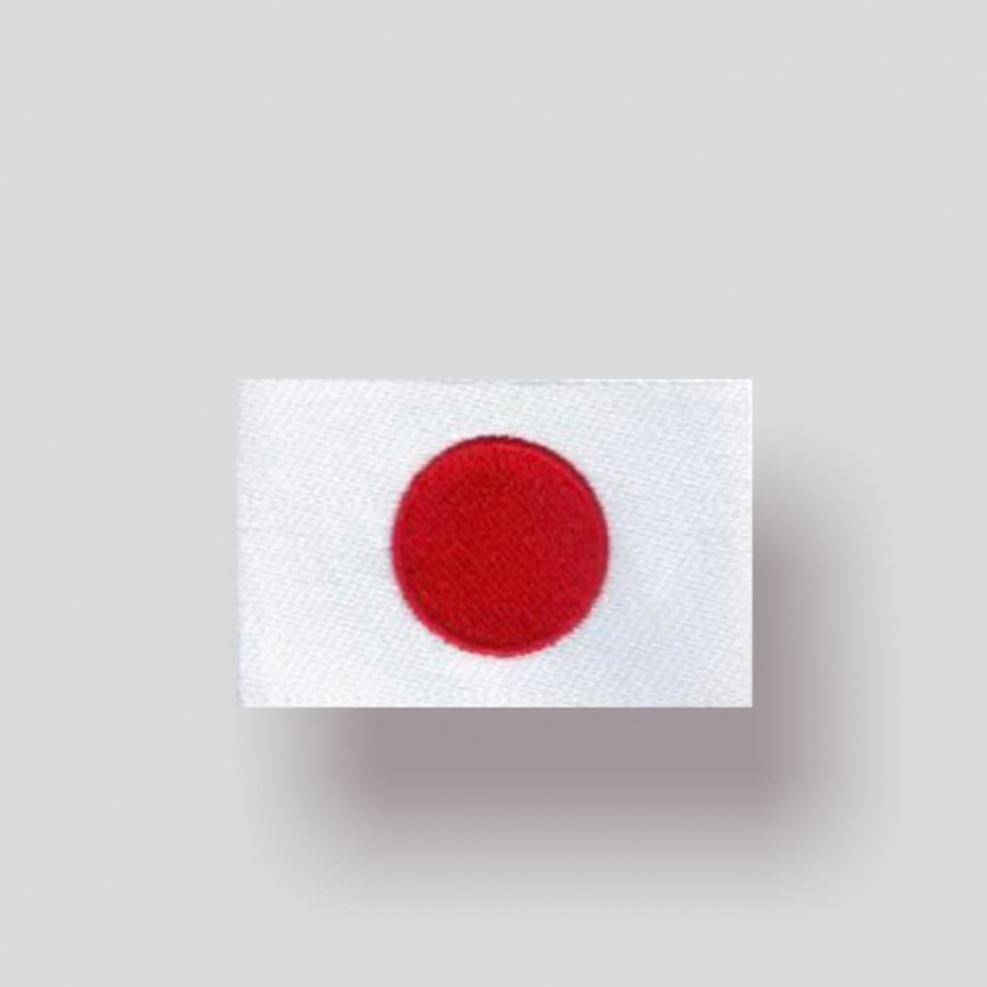 Japon Bayrağı Desenli Patch