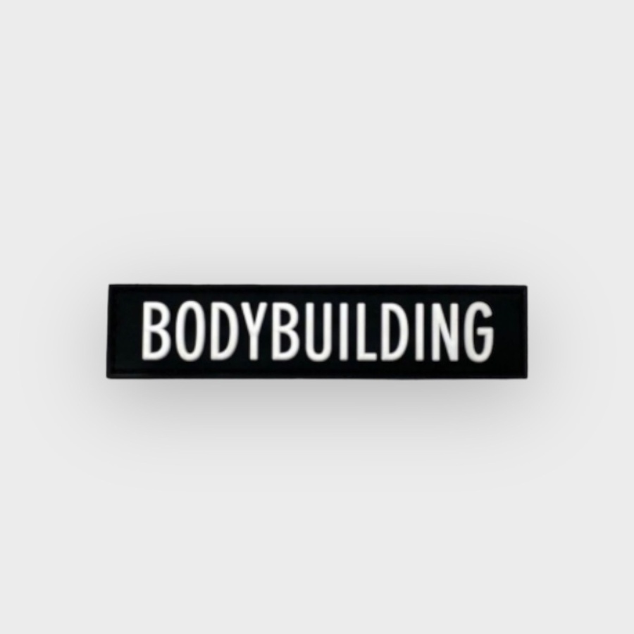 Bodybuilding Desenli Patch