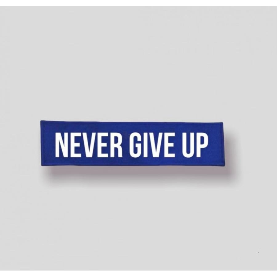 Never Give Up Desenli Patch